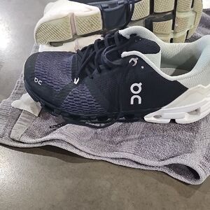 On Running Black and Gray Women's Athletic Shoes